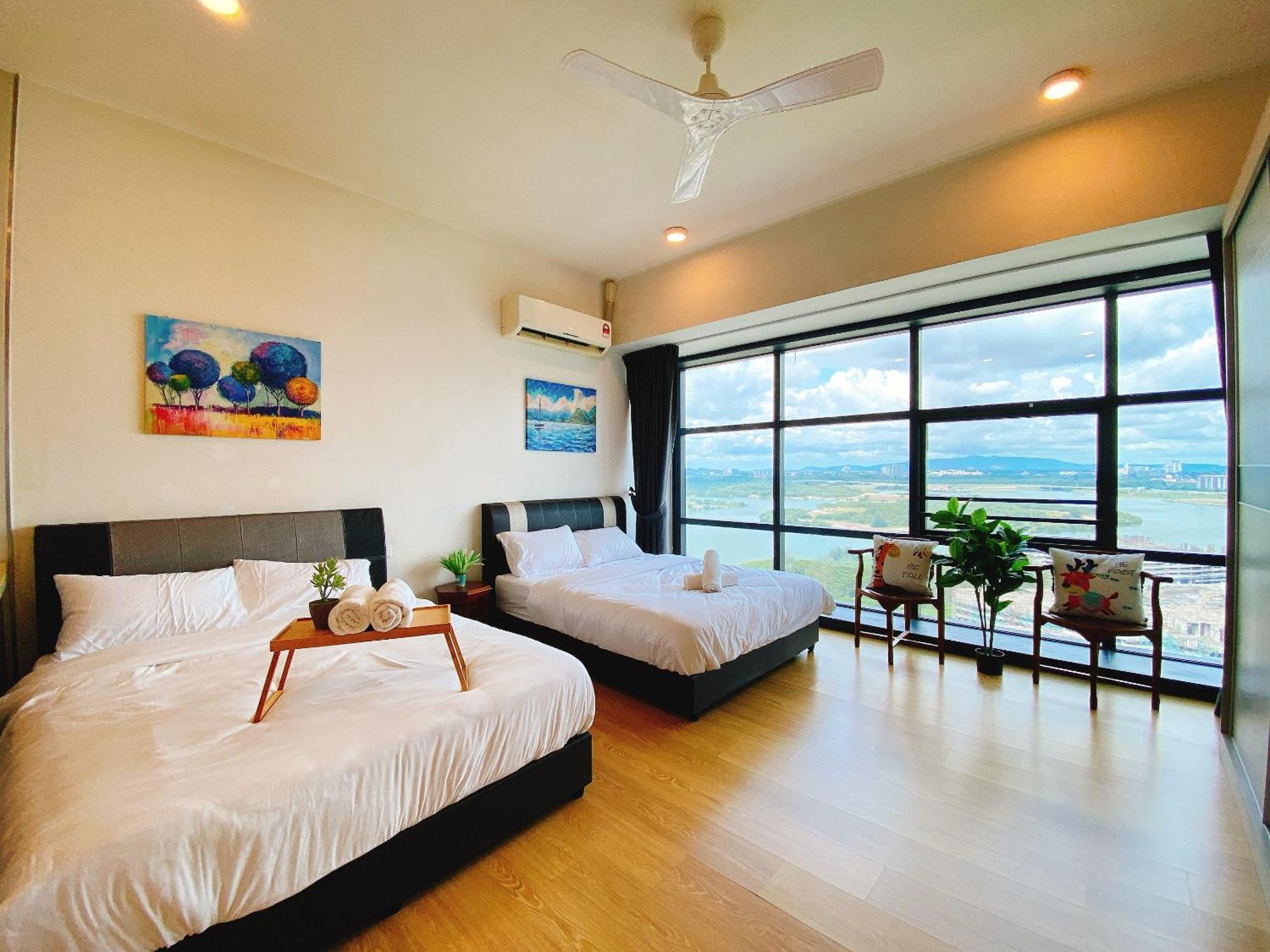 Seafront Country Garden Danga Bay By Lions Bay Leilighet Johor Bahru Rom bilde
