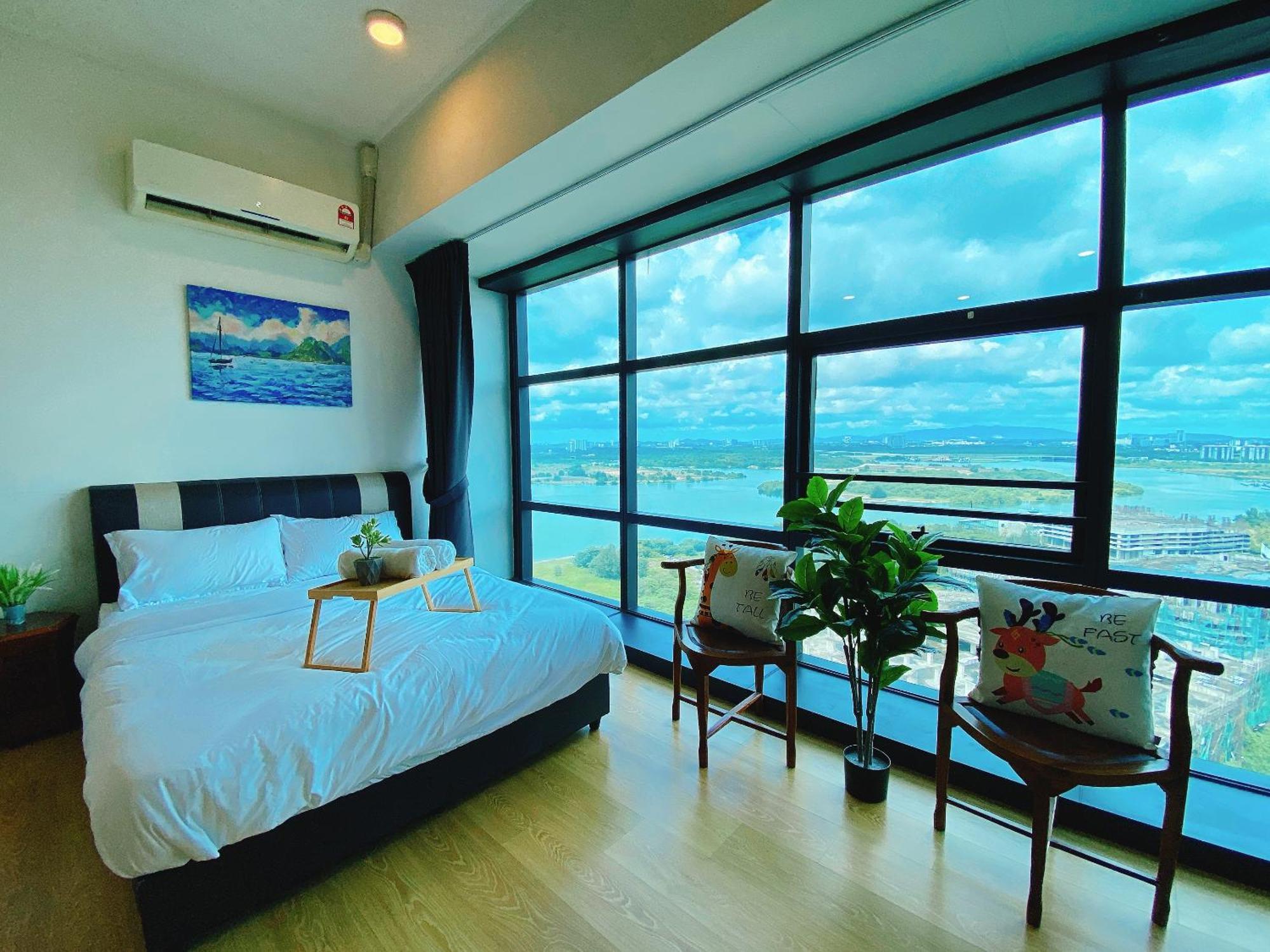 Seafront Country Garden Danga Bay By Lions Bay Leilighet Johor Bahru Rom bilde